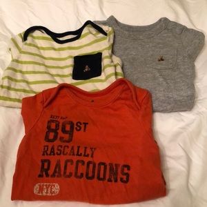 Bundle of long sleeve gap onesies
